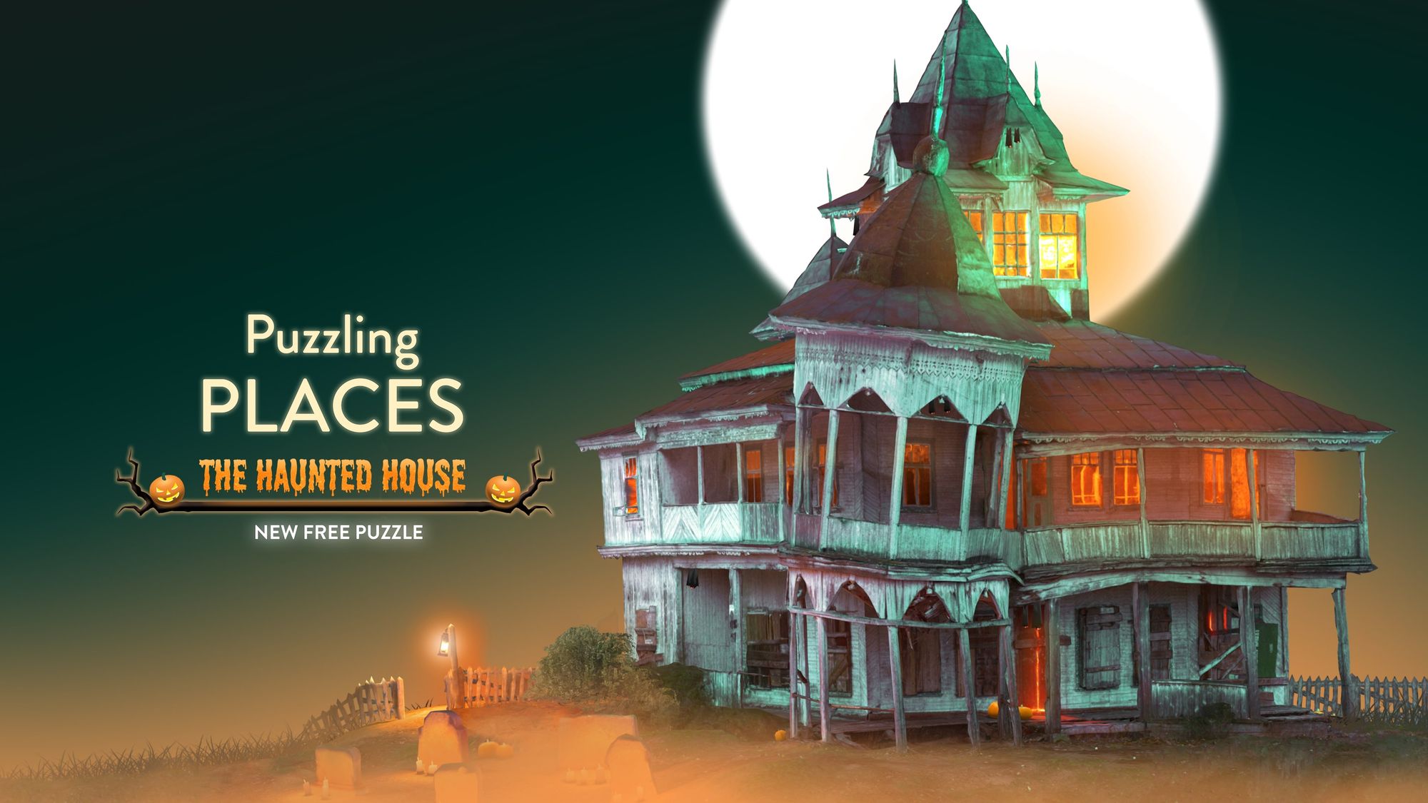  New FREE Puzzle The Haunted House 