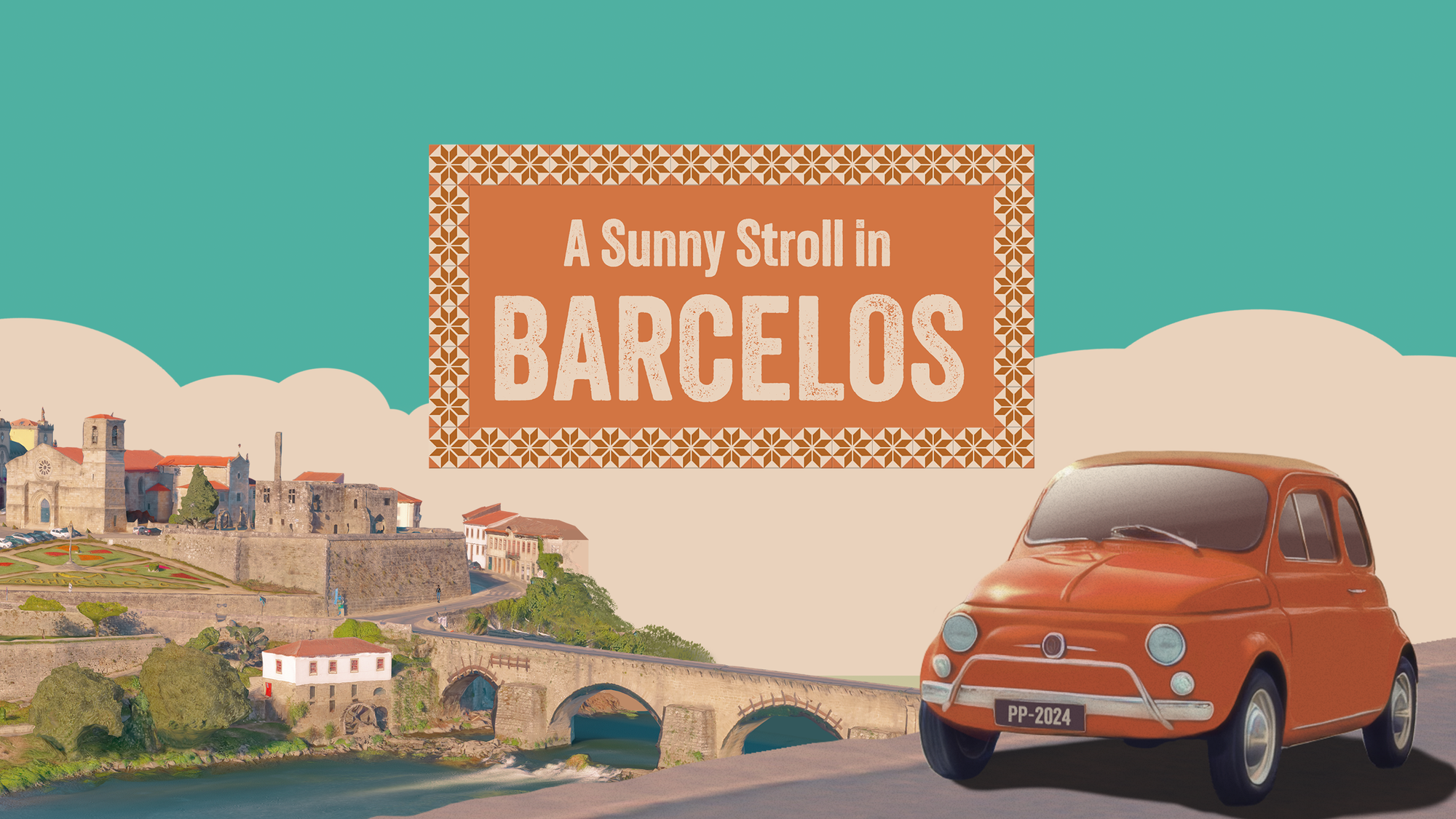 🚗A Sunny Stroll in Barcelos