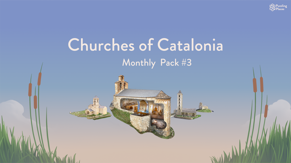 🧩 Puzzling Places DLC - Monthly Pack #3: Churches of Catalonia