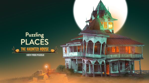 🎁 New FREE Puzzle - The Haunted House!