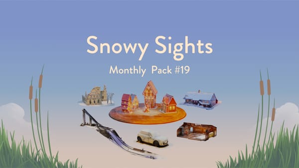 🧩 Puzzling Places DLC - Monthly Pack #19: Snowy Sights