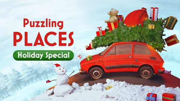 🎁 New FREE Puzzle! "Driving Home for Christmas"